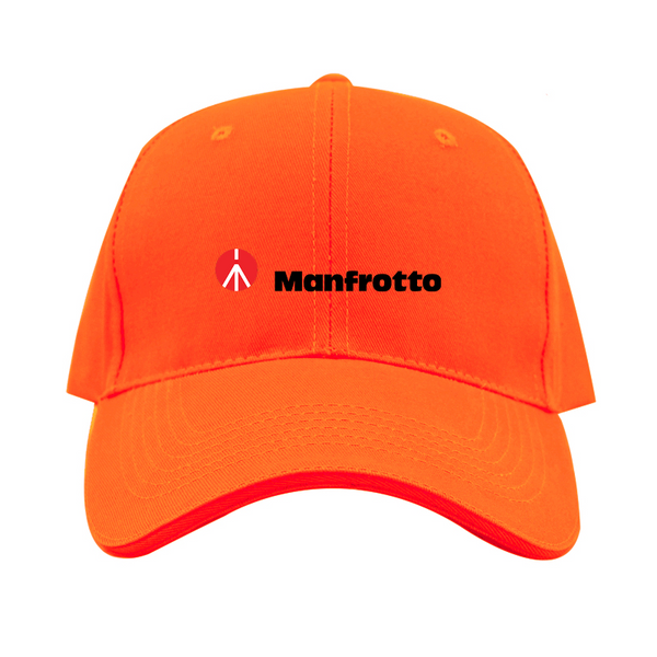 Manfrotto Logo  Dad Baseball Cap Hat
