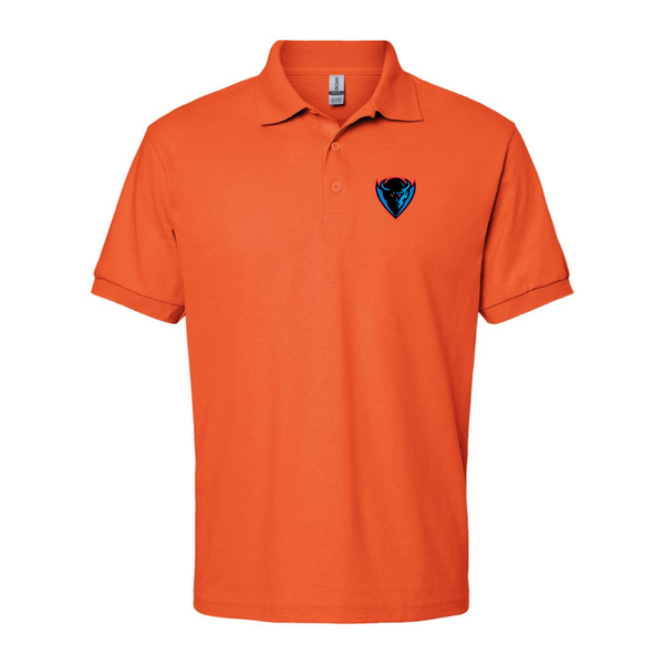 Men's DePaul Blue Demons Dry Blend Jersey Polo