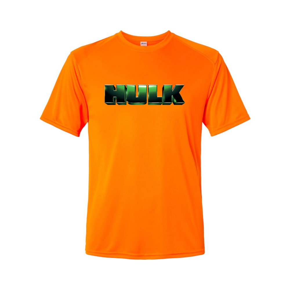 Men's The Hulk Marvel Superhero Polyester T-Shirt
