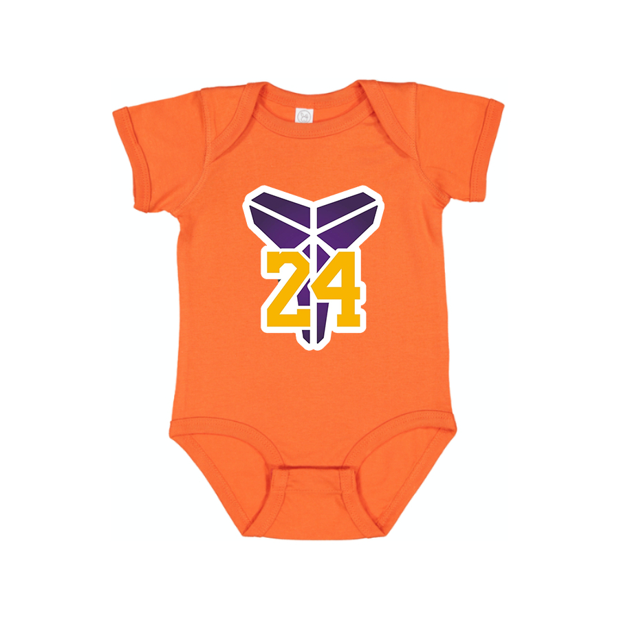 Kobe Bryant Mamba 24 Baby Romper Onesie