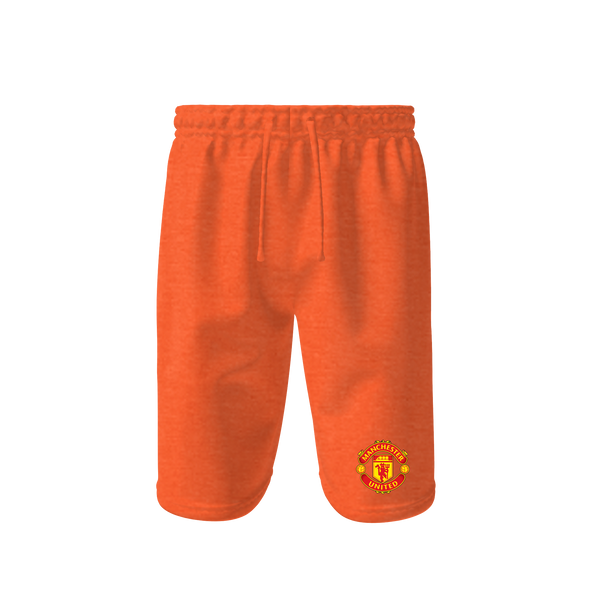Men's Manchester United Soccer Athletic Fleece Shorts
