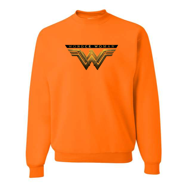 Men's Wonder Woman DC Superheros Crewneck Sweatshirt