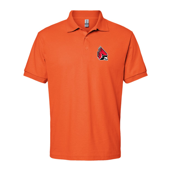Men's  Ball State Cardinals Dry Blend Jersey Polo