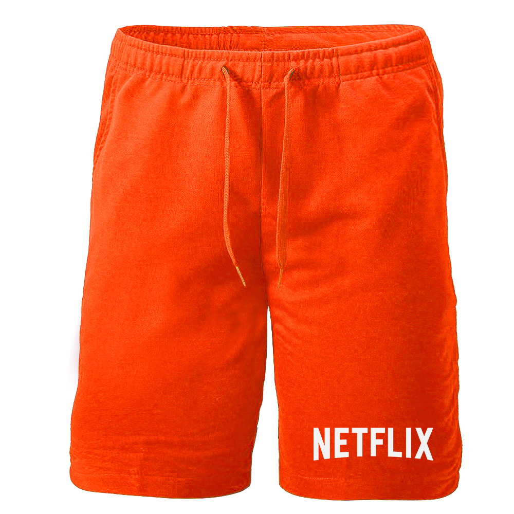 Men's Netflix Movie Show Athletic Fleece Shorts