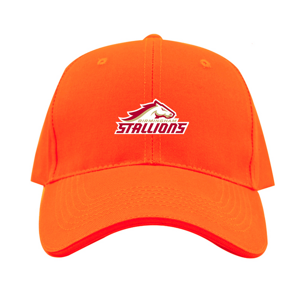 Birmingham Stallions Logo  Dad Baseball Cap Hat