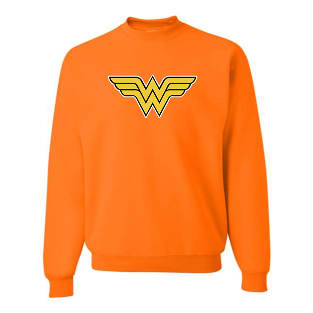 Men's Wonder Woman Superhero Crewneck Sweatshirt