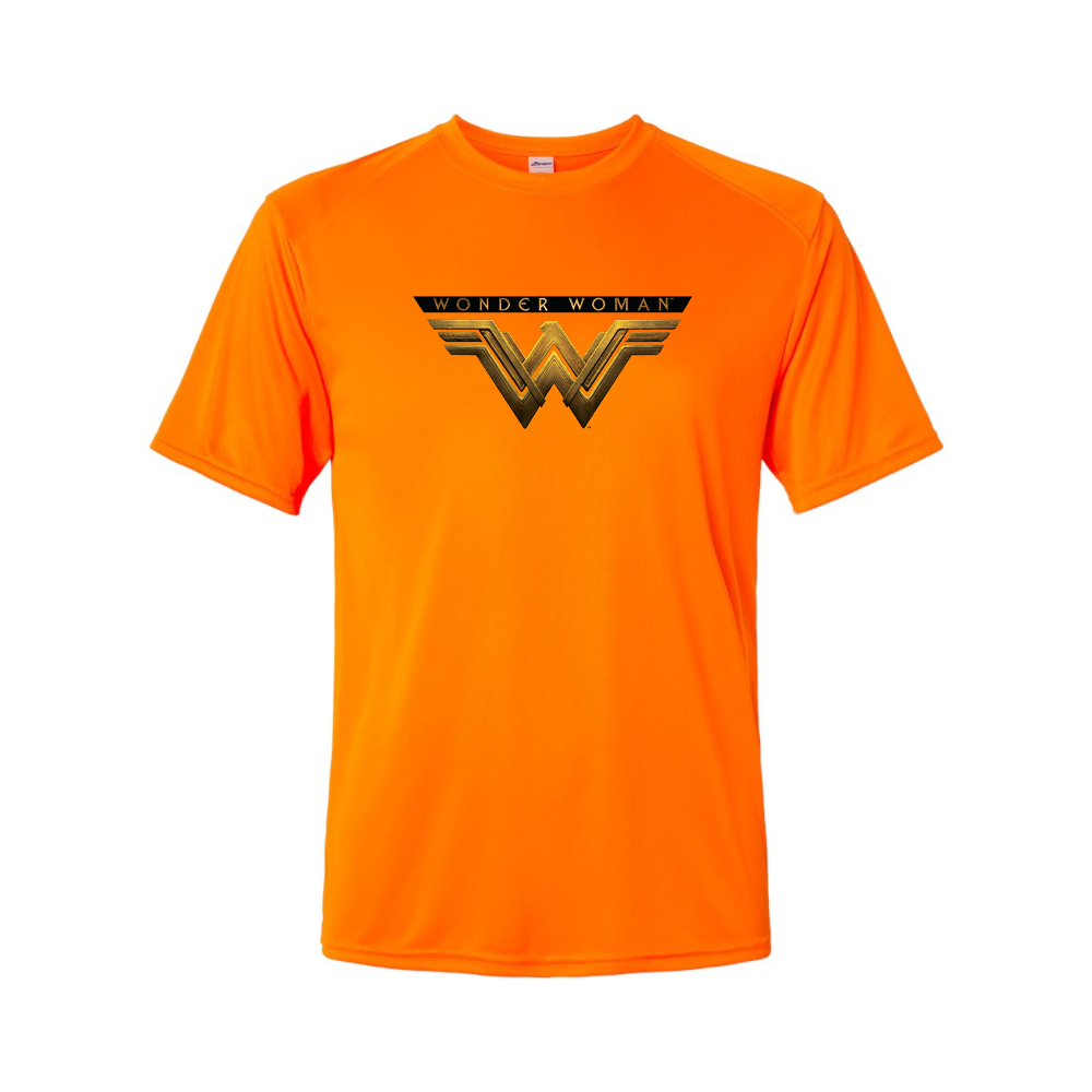 Youth Kids Wonder Woman DC Superhero Performance T-Shirt