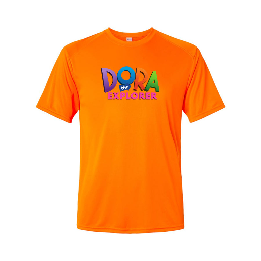 Youth Kids Dora The Explorer Cartoon Performance T-Shirt