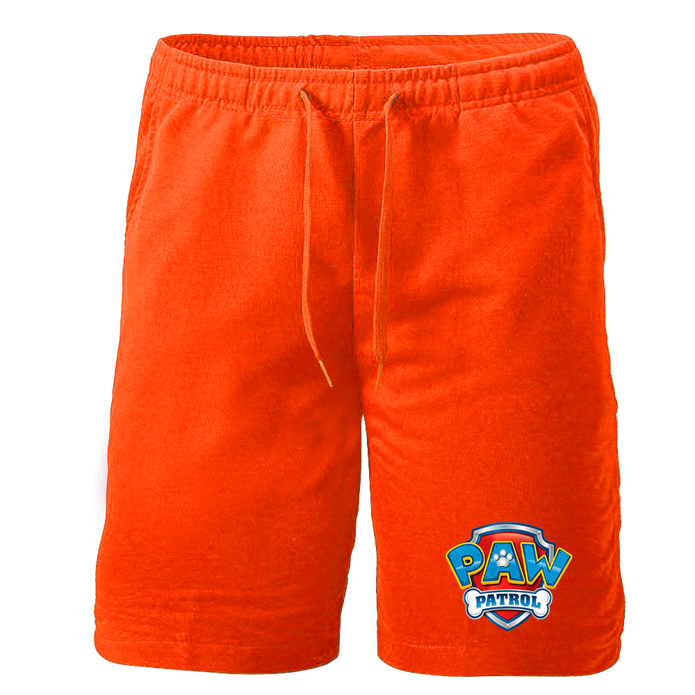 Men's Paw Patrol Cartoon Athletic Fleece Shorts