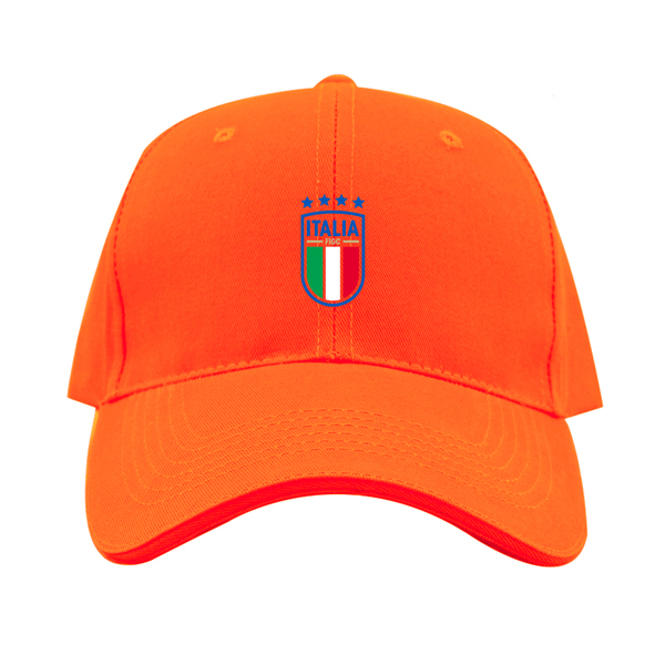Italy National Soccer Dad Baseball Cap Hat