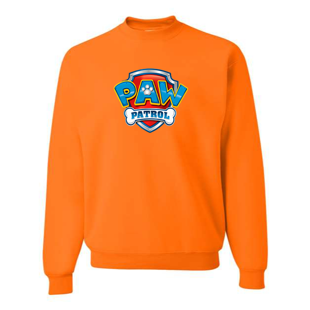 Men's Paw Patrol Cartoon Crewneck Sweatshirt