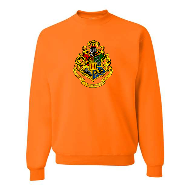 Men's Hogwarts Emblem Harry Potter Movie Crewneck Sweatshirt