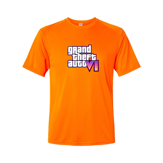 Youth Kids GTA 6 Grand Theft Auto VI Performance T-Shirt Game