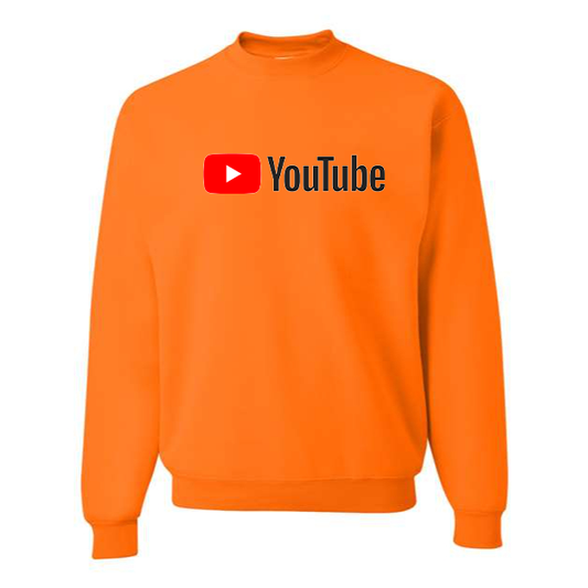 Men's YouTube Social Video Steaming Crewneck Sweatshirt