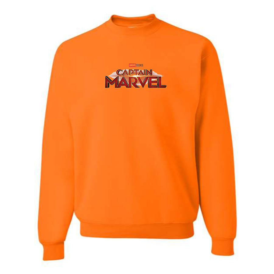 Men's Captain Marvel Superhero  Crewneck Sweatshirt