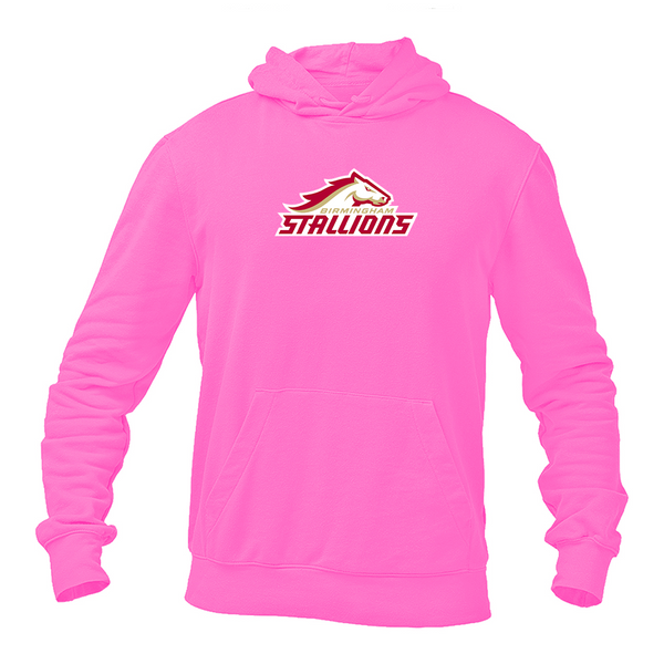 Men's Birmingham Stallions Logo Pullover Hoodie