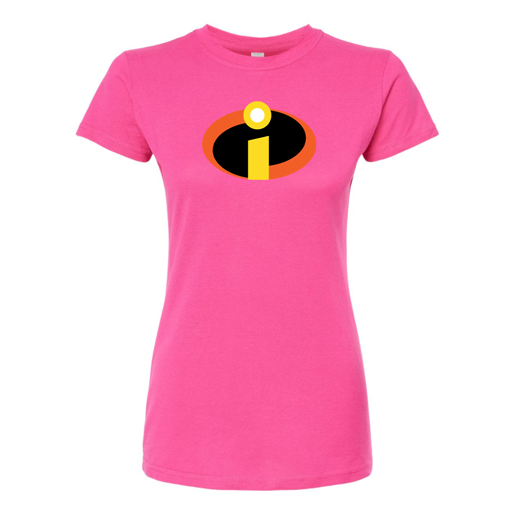 Women's The Incredibles Cartoon Round Neck T-Shirt