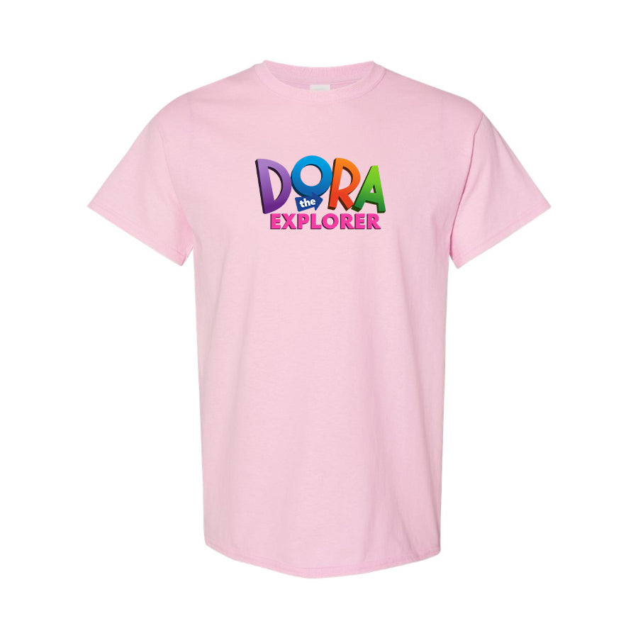 Youth Kids Dora The Explorer Cartoon Cotton T-Shirt