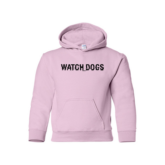 Youth Kids Watch Dogs Video Game Pullover Hoodie