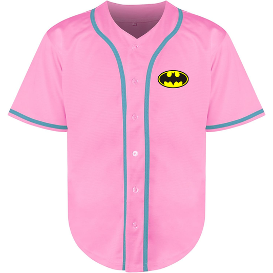 Men's DC Comics Batman Superhero Baseball Jersey