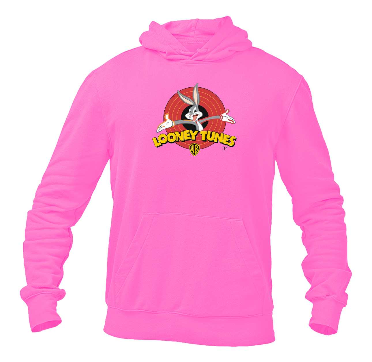 Men's Looney Tunes Warner Brothers Cartoon Pullover Hoodie