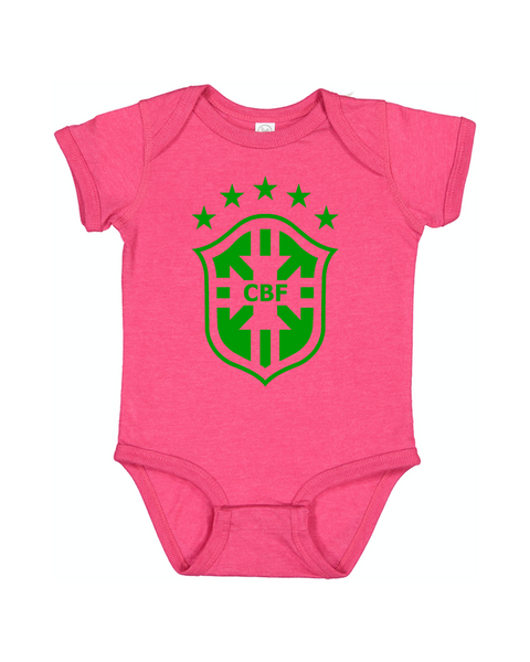 Baby Brazil Soccer Romper Onesie