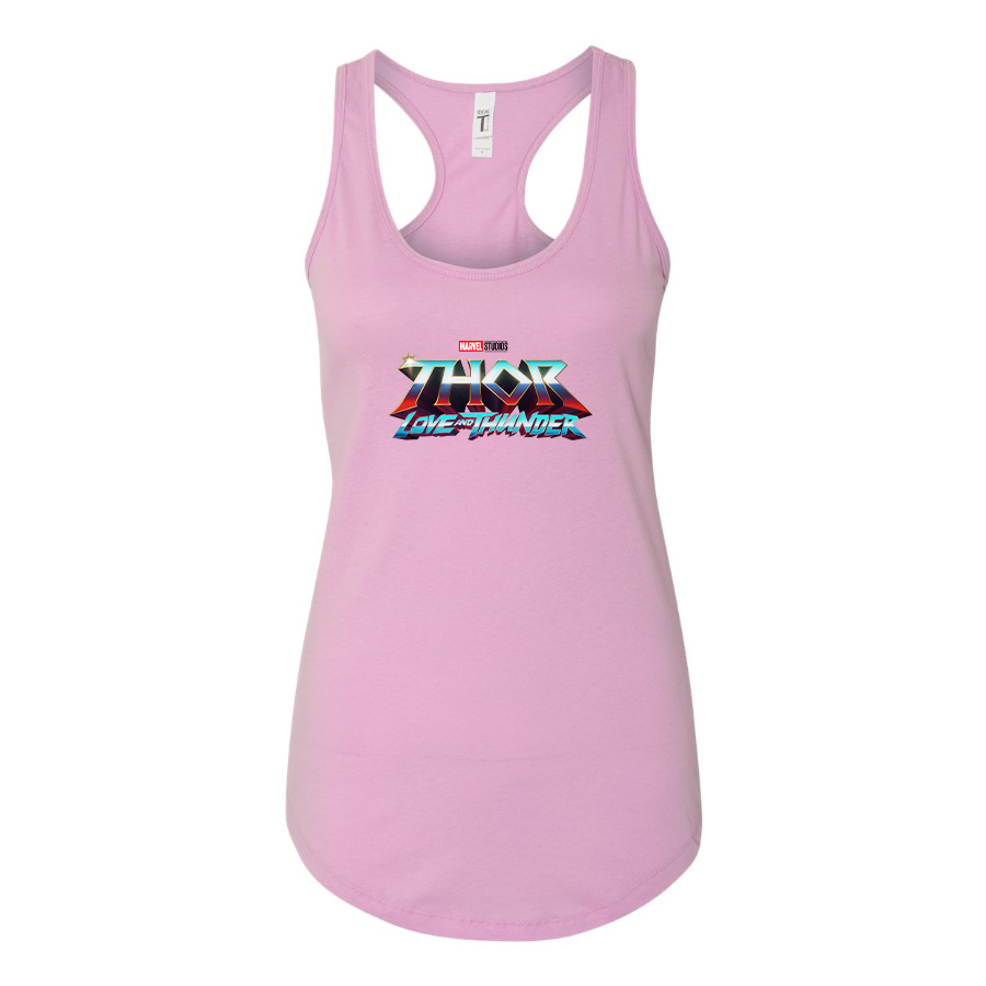 Women's Thor Love & Thunder Superhero Racerback Tank Top