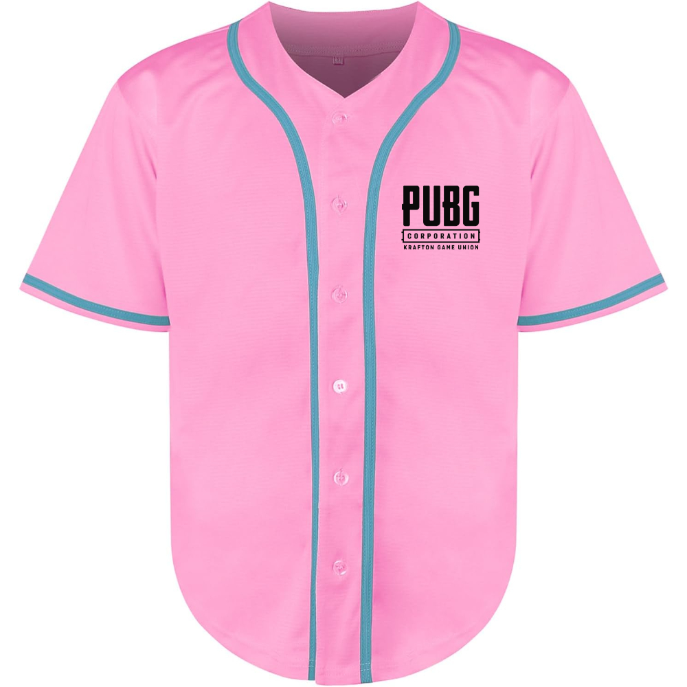 Men's PUBG Multiplayer Shooting Game Baseball Jersey