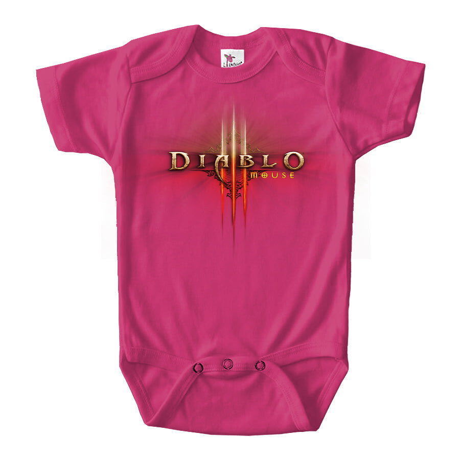 Diablo 3 Game Baby Romper Onesie