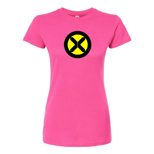 Women's X-Men Marvel Comics Superhero Round Neck T-Shirt