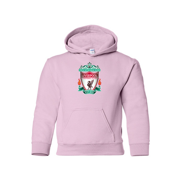 Youth Kids Liverpool Football Club Est.1892 Pullover Hoodie