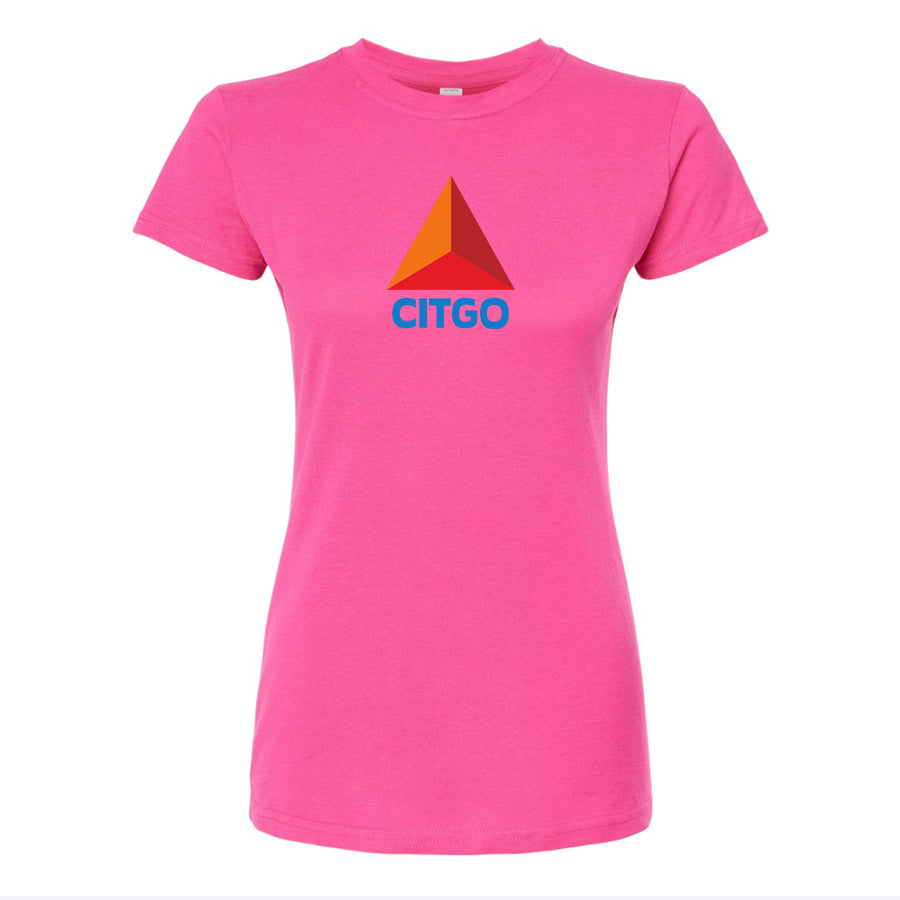 Women's Citgo Gas Station Round Neck T-Shirt