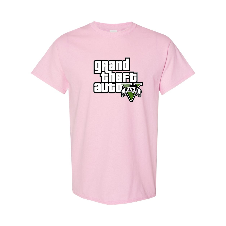 Men's GTA 5 Grand Theft Auto V Cotton T-Shirt Game