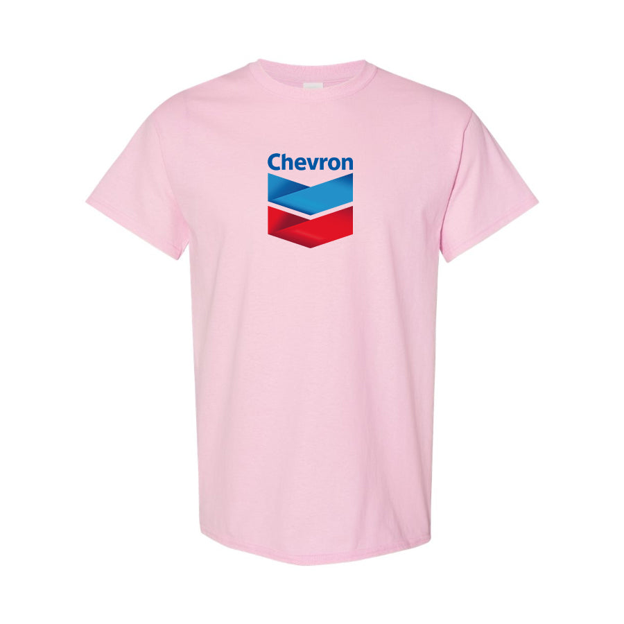 Men's Chevron Gas Station  Cotton T-Shirt