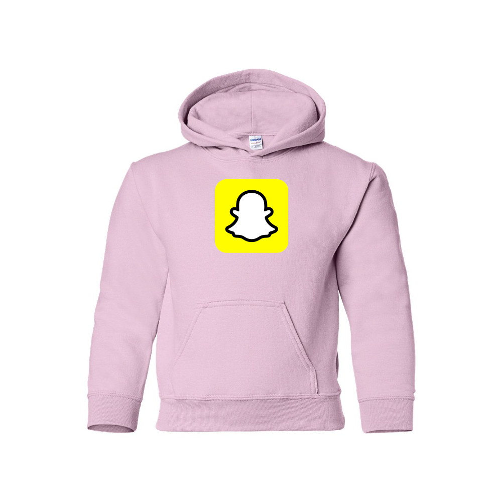 Youth Kids Snapchat Social Pullover Hoodie