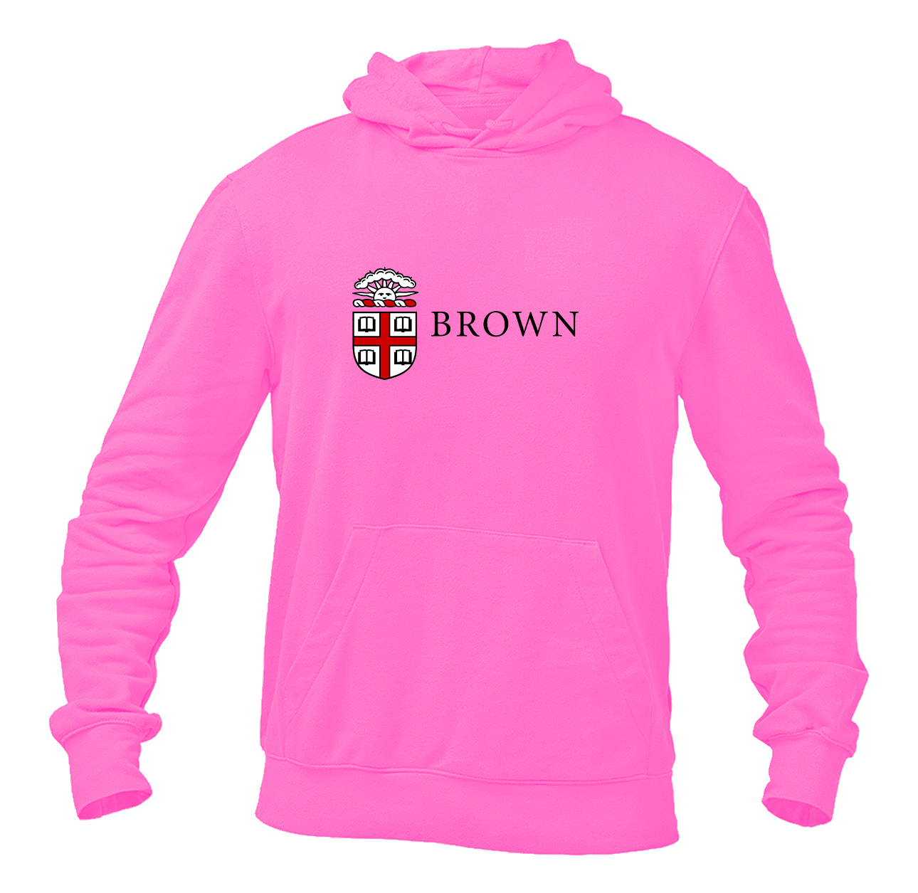 Men's Brown University Pullover Hoodie