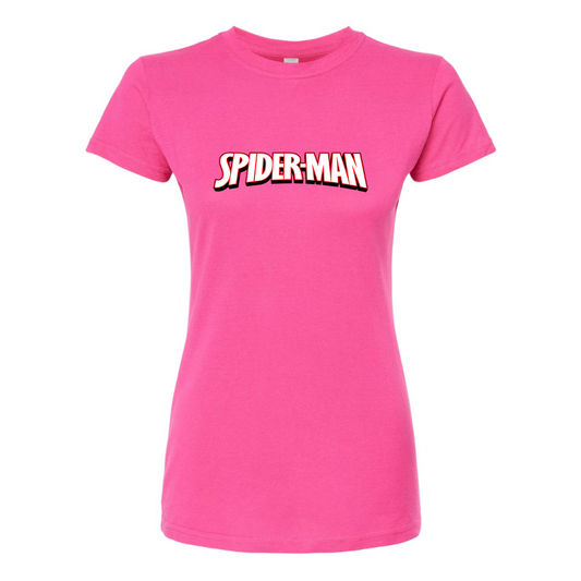 Women's Spider-Man Marvel Comics Superhero Round Neck T-Shirt