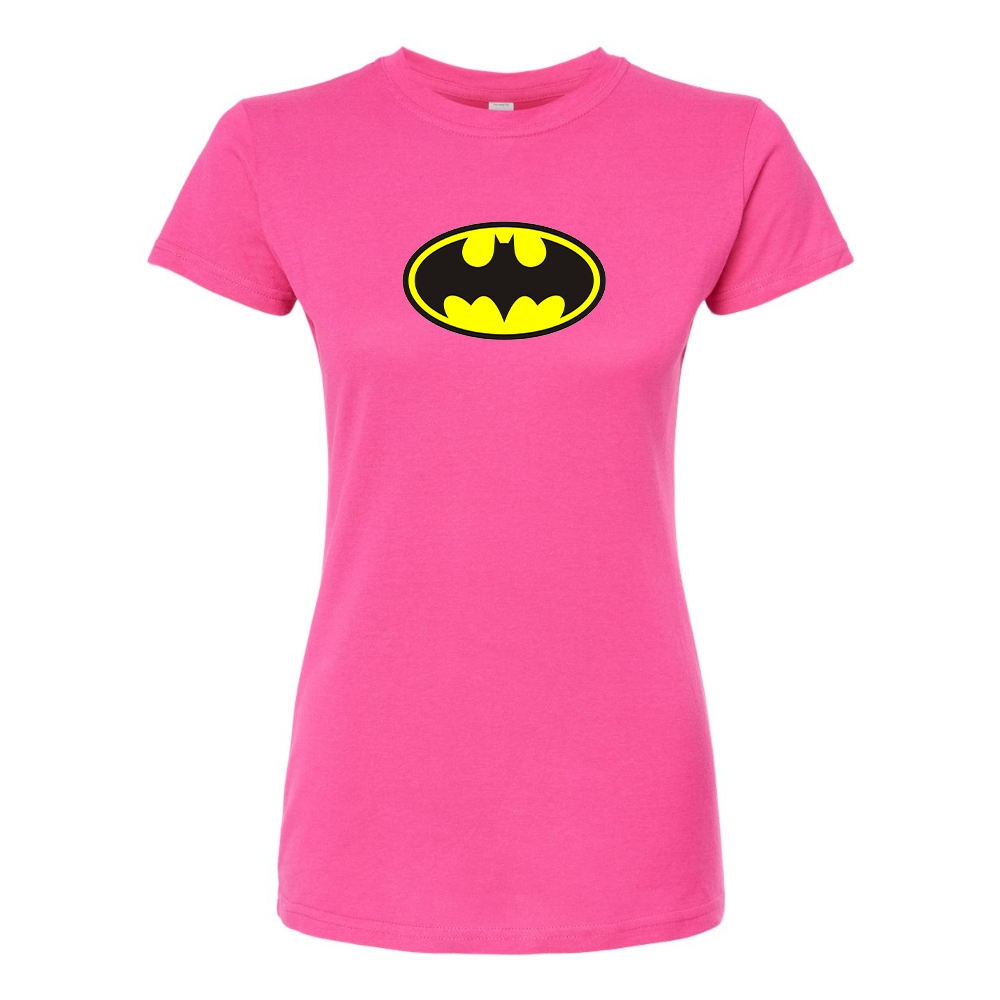 Women's DC Comics Batman Superhero Round Neck T-Shirt