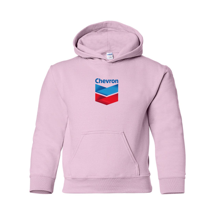 Youth Kids Chevron Gas Station Pullover Hoodie