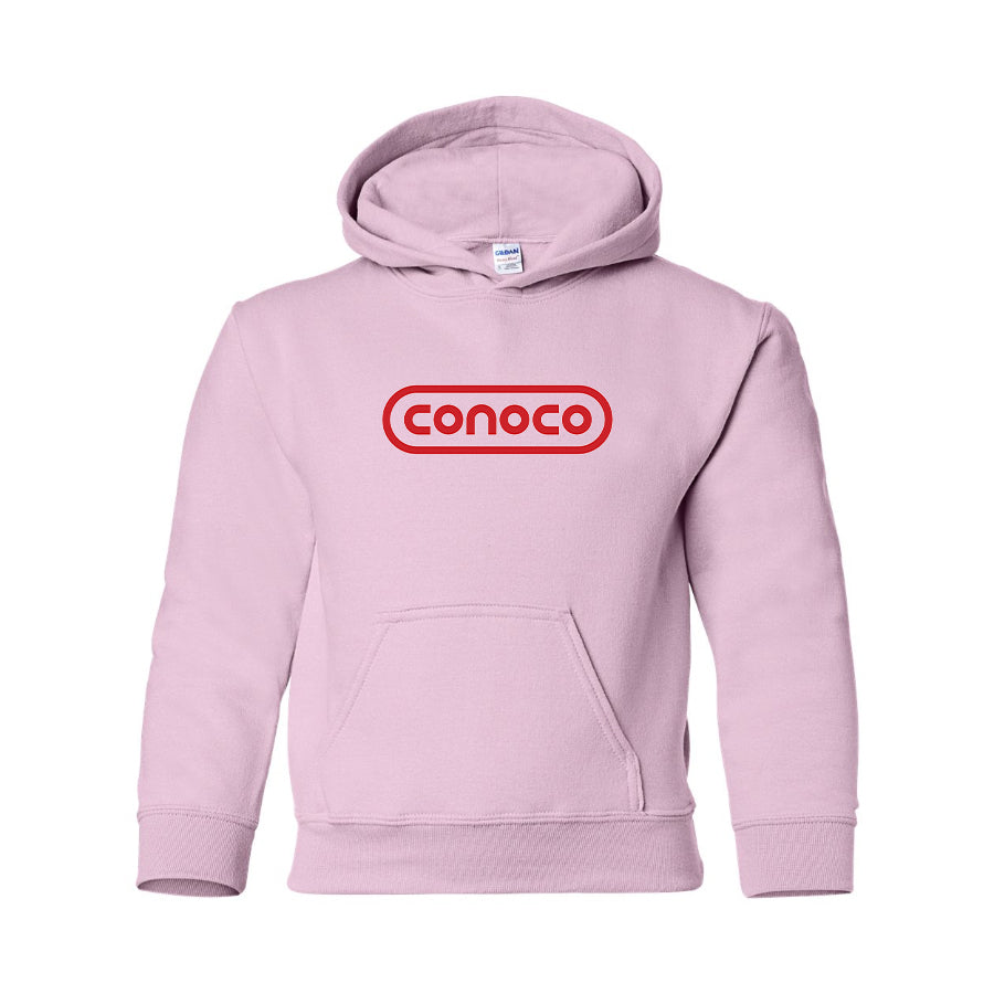 Youth Kids Conoco Gas Station Pullover Hoodie