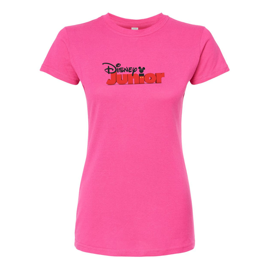 Women's Disney Cartoon Junior Round Neck T-Shirt