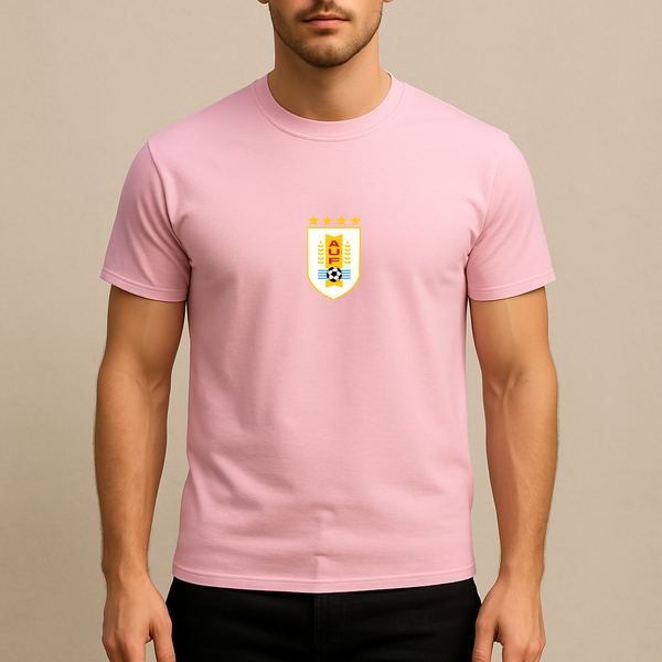 Men's Uruguay National Soccer Team Cotton T-Shirt
