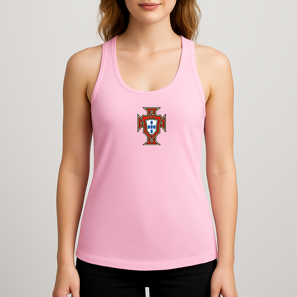 Women's Portugal National Soccer Team Racerback Tank Top