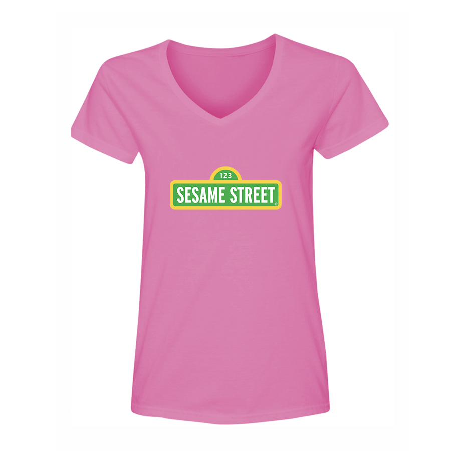 Women's Sesame Street Show V-Neck T-Shirt