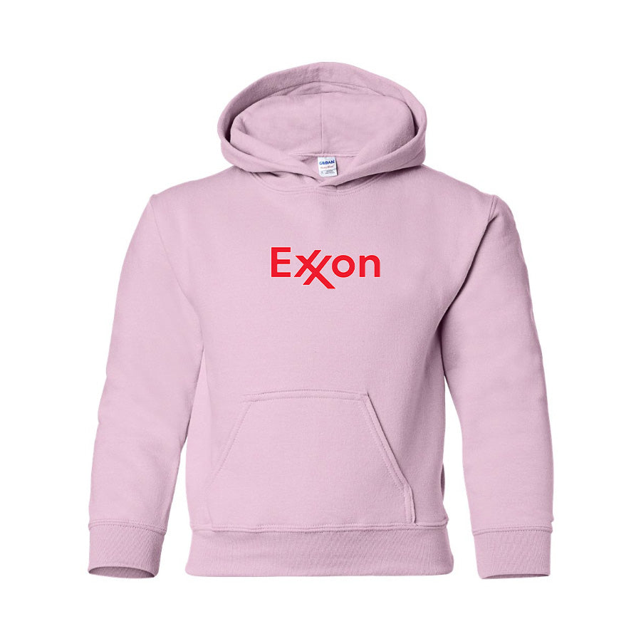 Youth Kids Exxon Gas Station  Pullover Hoodie