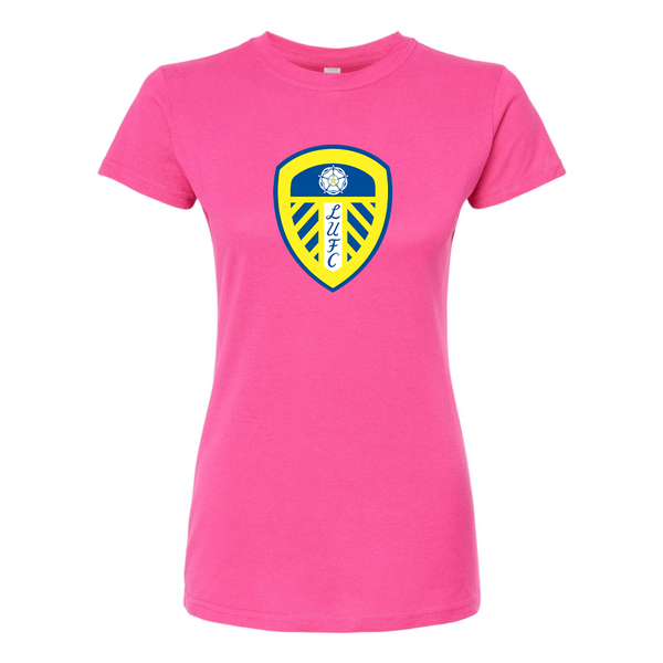 Women's Leeds United Football Club Round Neck T-Shirt
