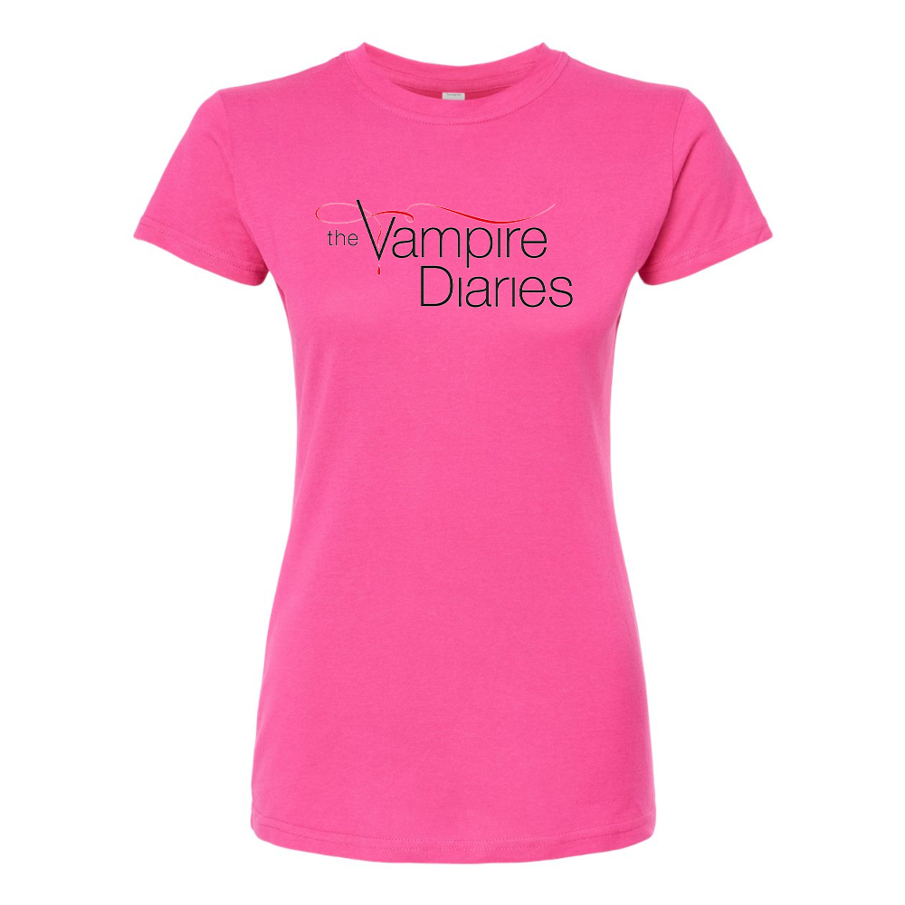 Women's The Vampire Diaries Series Show Round Neck T-Shirt