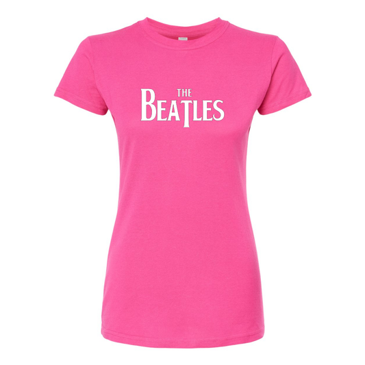 Women's The Beatles Music Round Neck T-Shirt