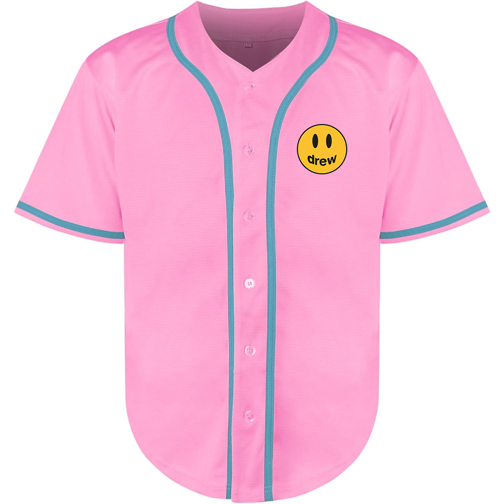 Men's Justin Bieber Drew Music Baseball Jersey