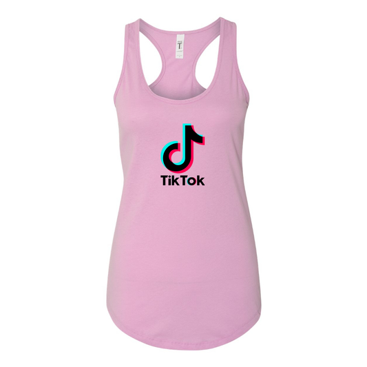 Women's TikTok Social Racerback Tank Top